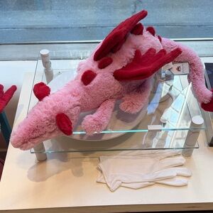 Jellycat Valentines Pink Dragon! Sold out edition!